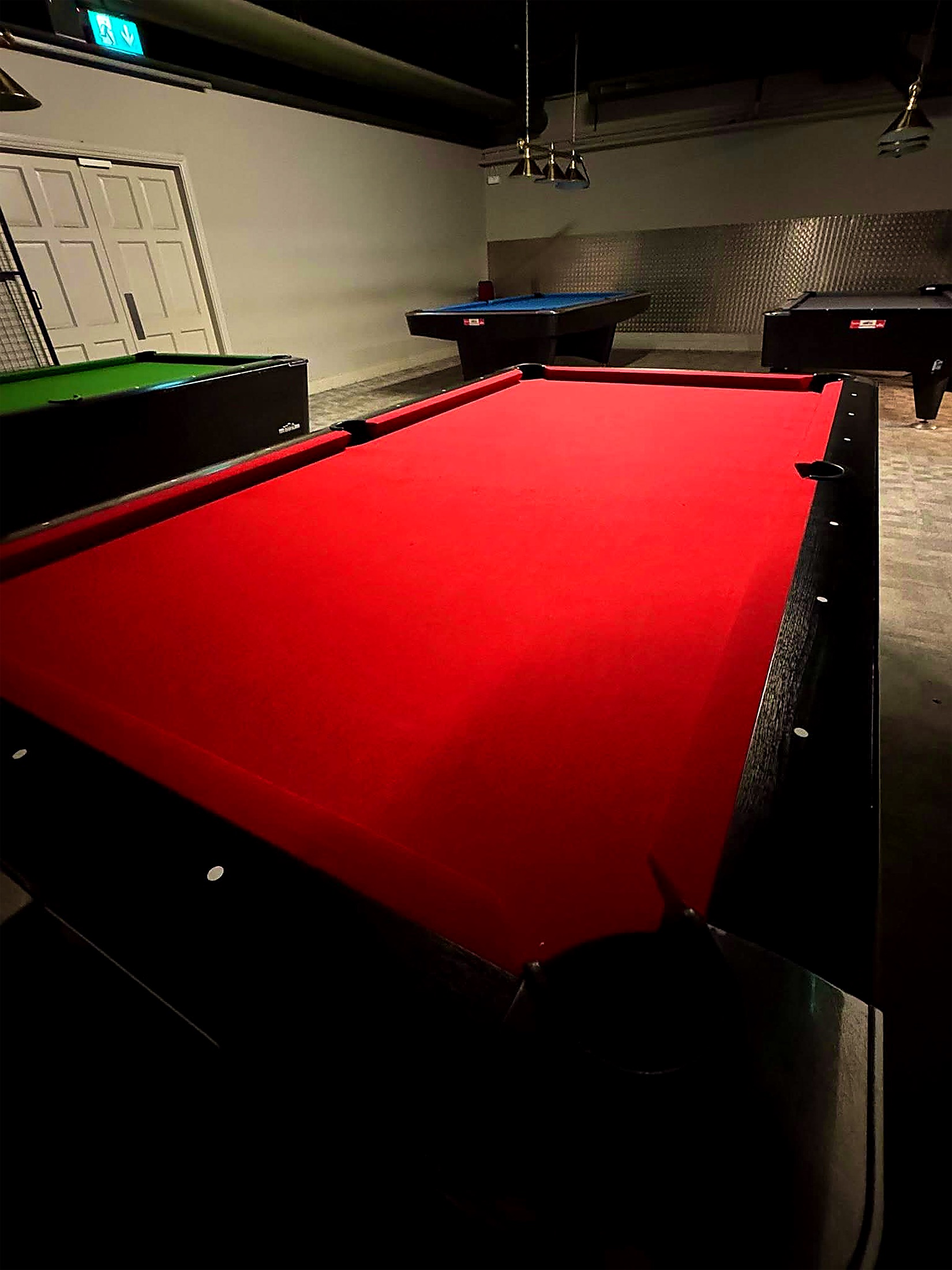 A red-cloth pool table at Island Entertainment Centre Tralee